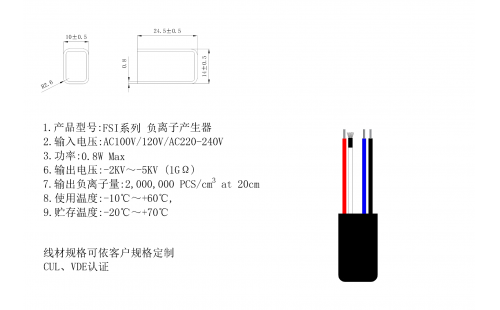 FSI系列 负离子产生器68